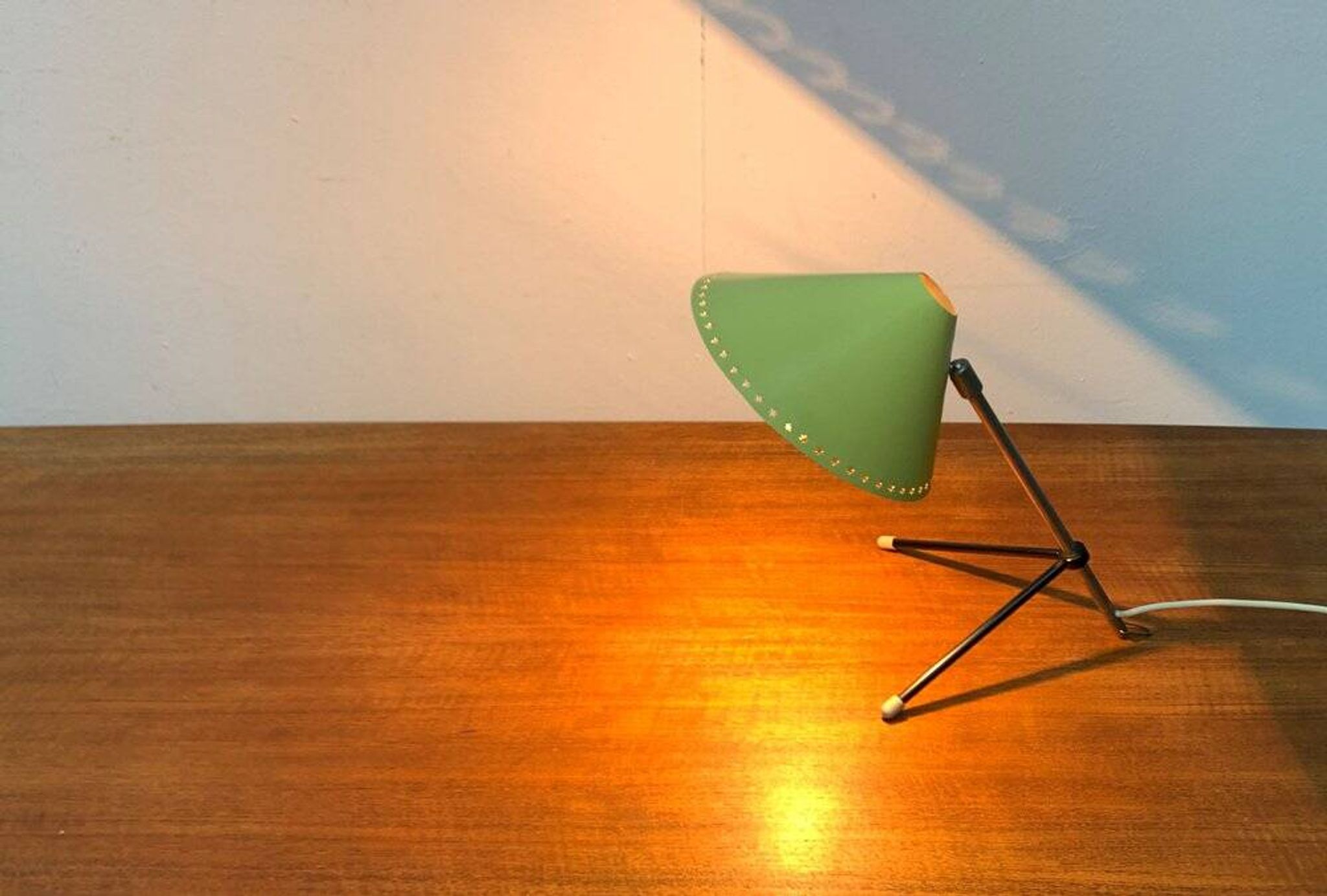 Mid-Century minimalist table or wall lamp Pinocchio by H. Busquet for Hala Zeist, 1950s