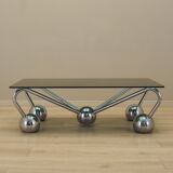 Glass coffee table, Italian design, 1970s, manufactured in Italy