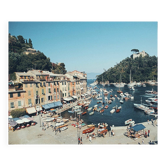 Tirage d'art de Slim Aarons | port de Portofino, 1977 Lamba C Print