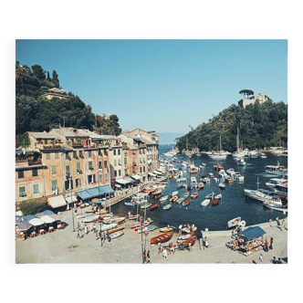 Tirage d'art de Slim Aarons | port de Portofino, 1977 Lamba C Print