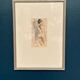 Swedish Watercolour on Paper “Nude Study” by Helge W. Högbom