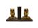 Pair of bookends, mid-century modern, beech, Czechoslovakia, 1950s