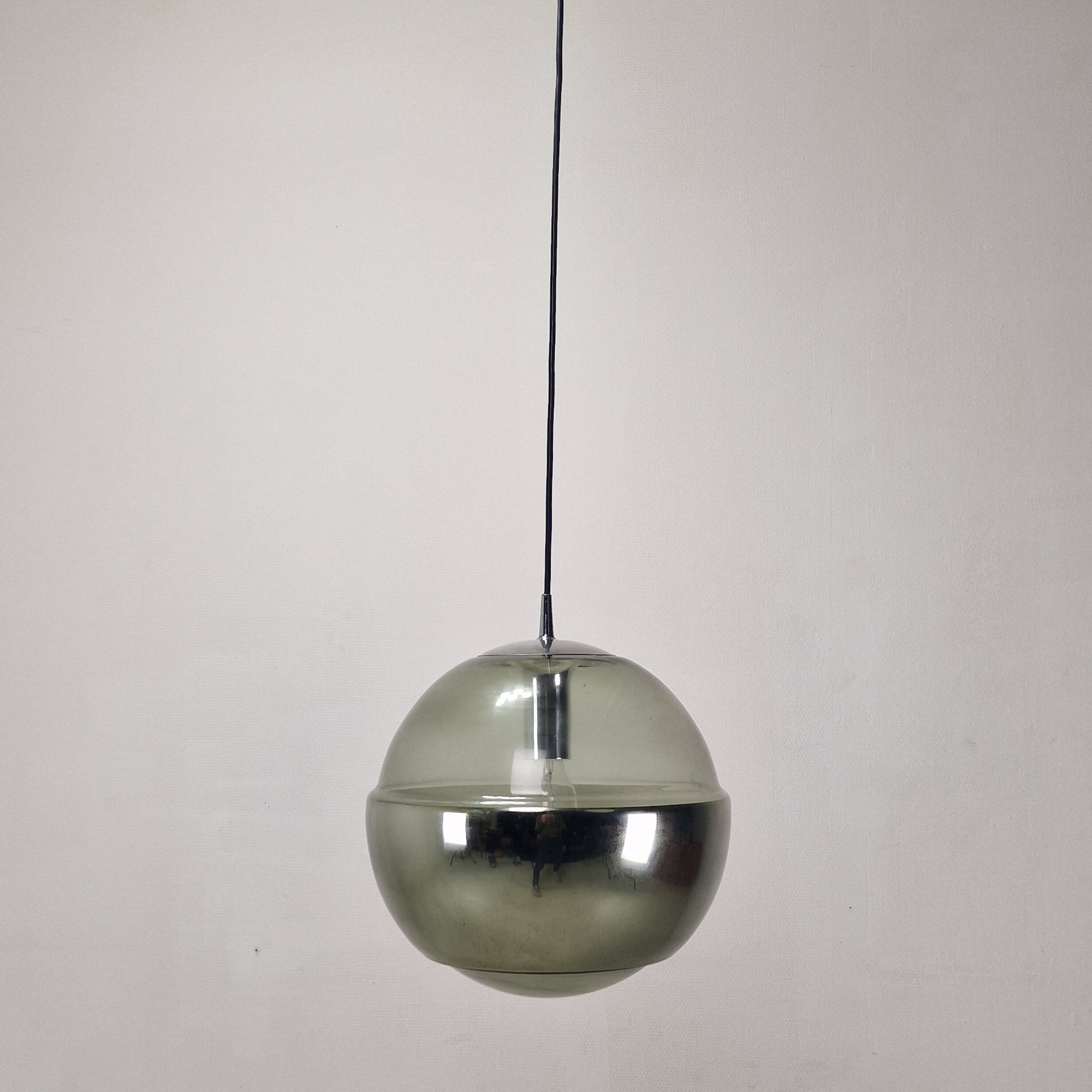 Elegant Mid-Century Modern Pendant by Peill & Putzler, Germany 1970's