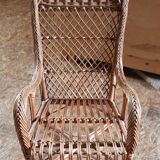 Children's rattan armchair