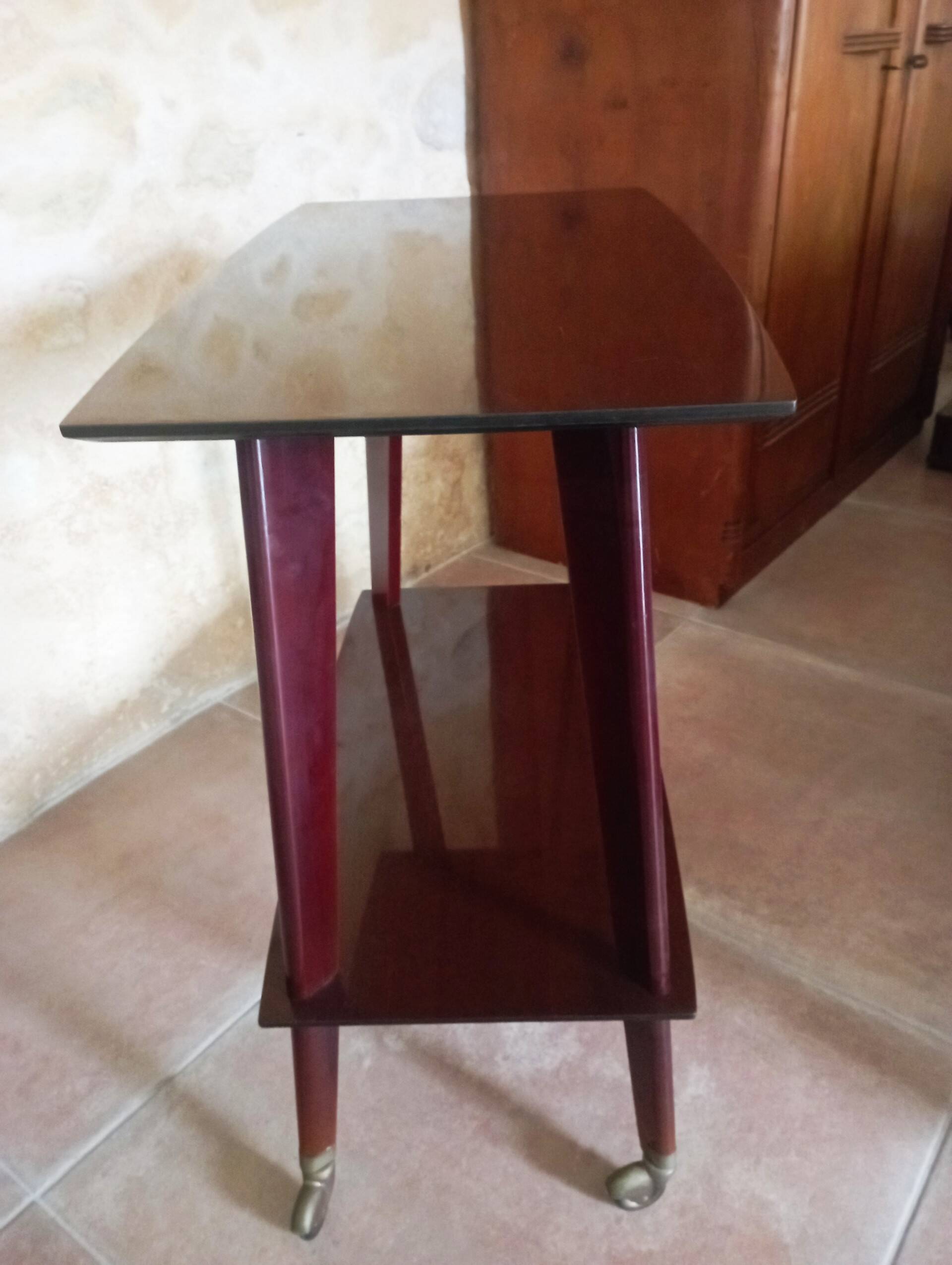 Table d'appoint desserte années 60