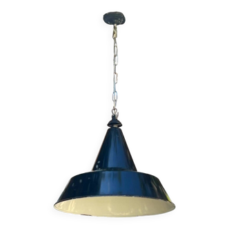 Large pendant light 45cm enameled sheet metal