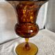 Vintage 1960s "tortoiseshell" blown glass vase