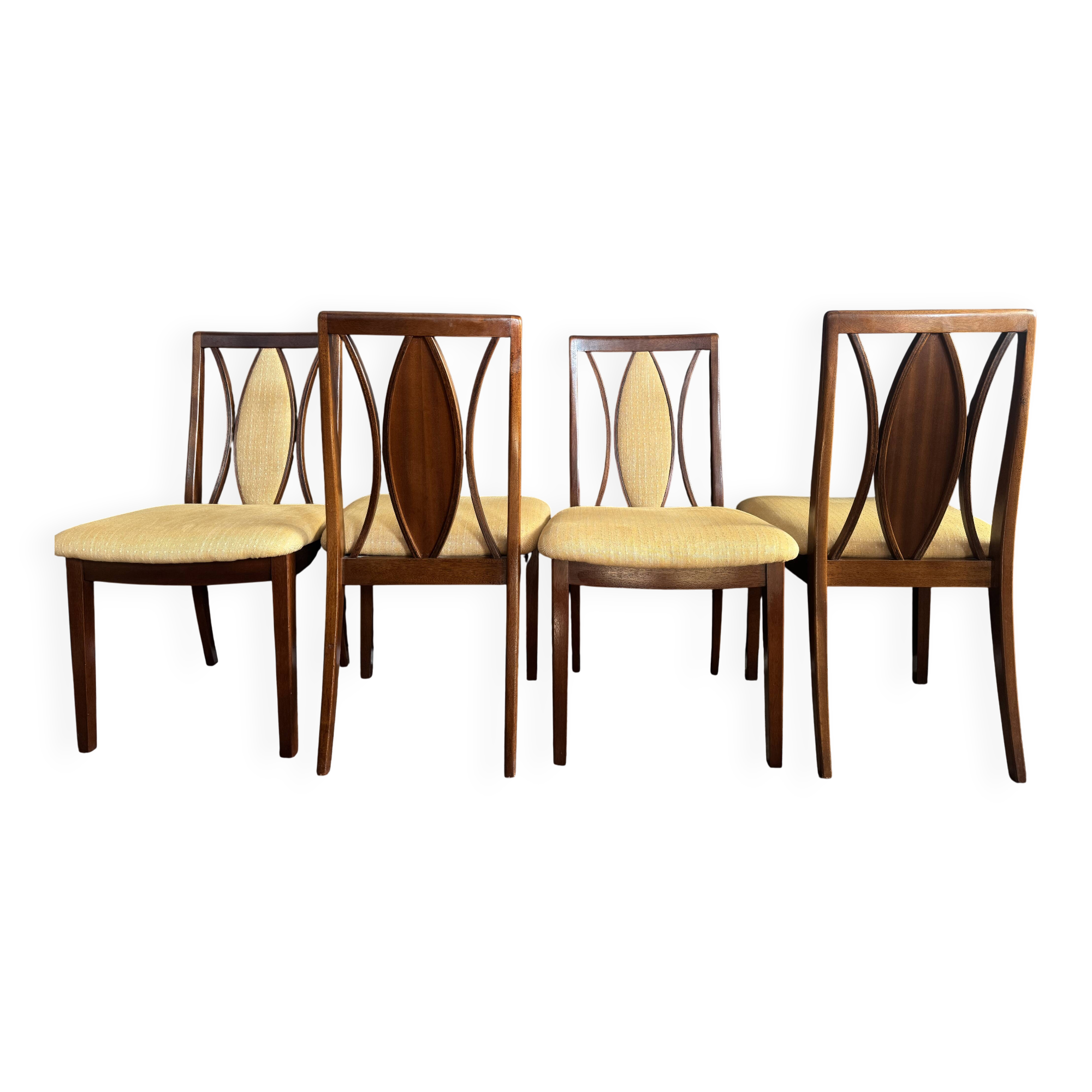 Set of 4 chairs - G-Plan - teak