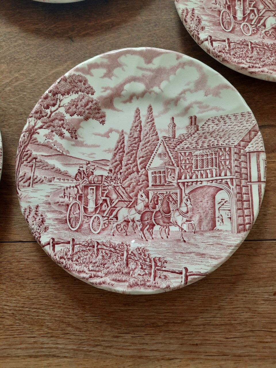 Antique dessert plates