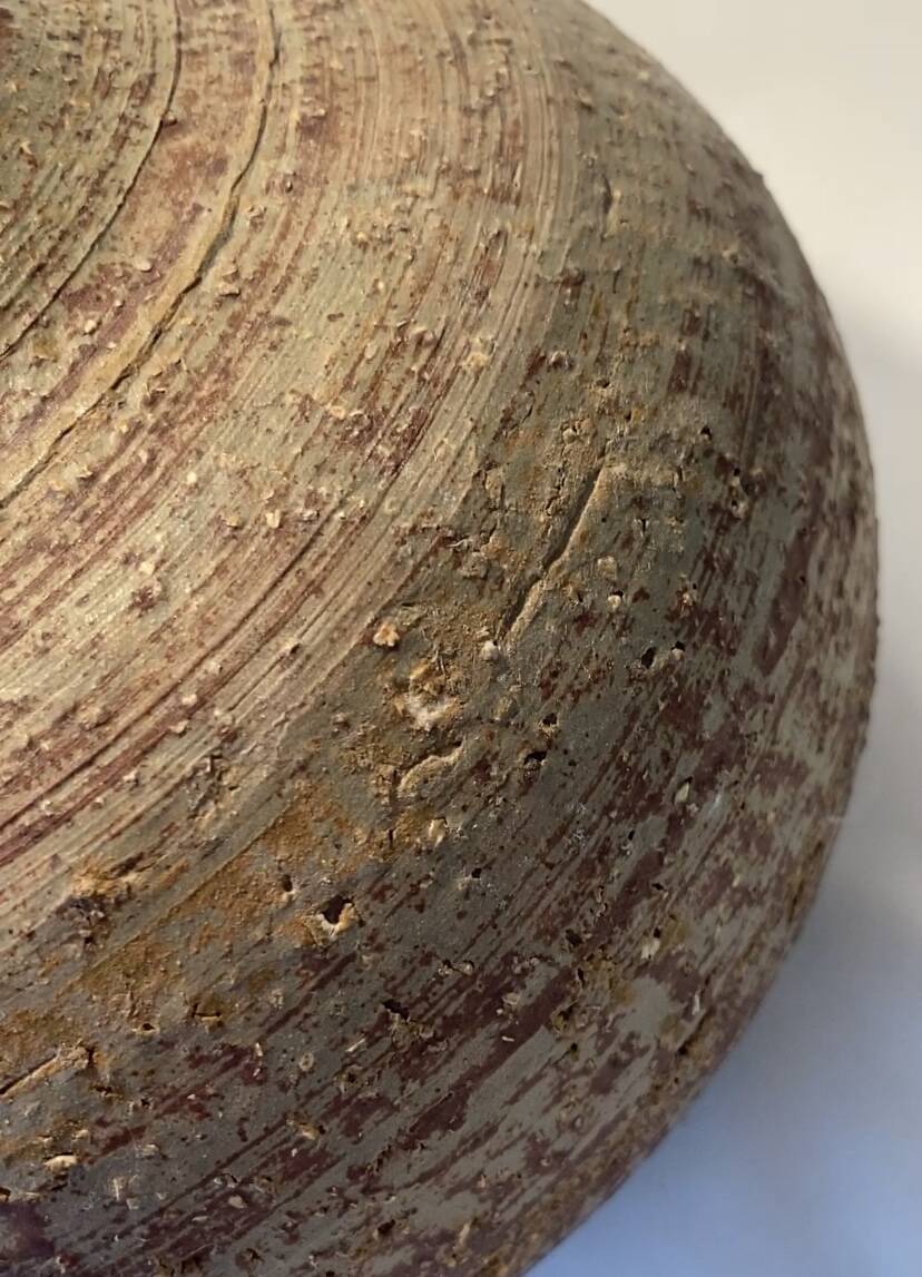 Pied de lampe grès , J.Pouchain Dieulefit