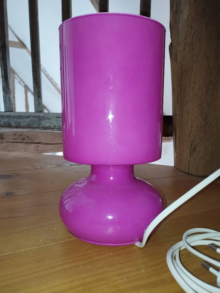 Ikea lytka lamp – fuchsia pink – scandinavian design