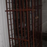 Metal wine cellar model cage