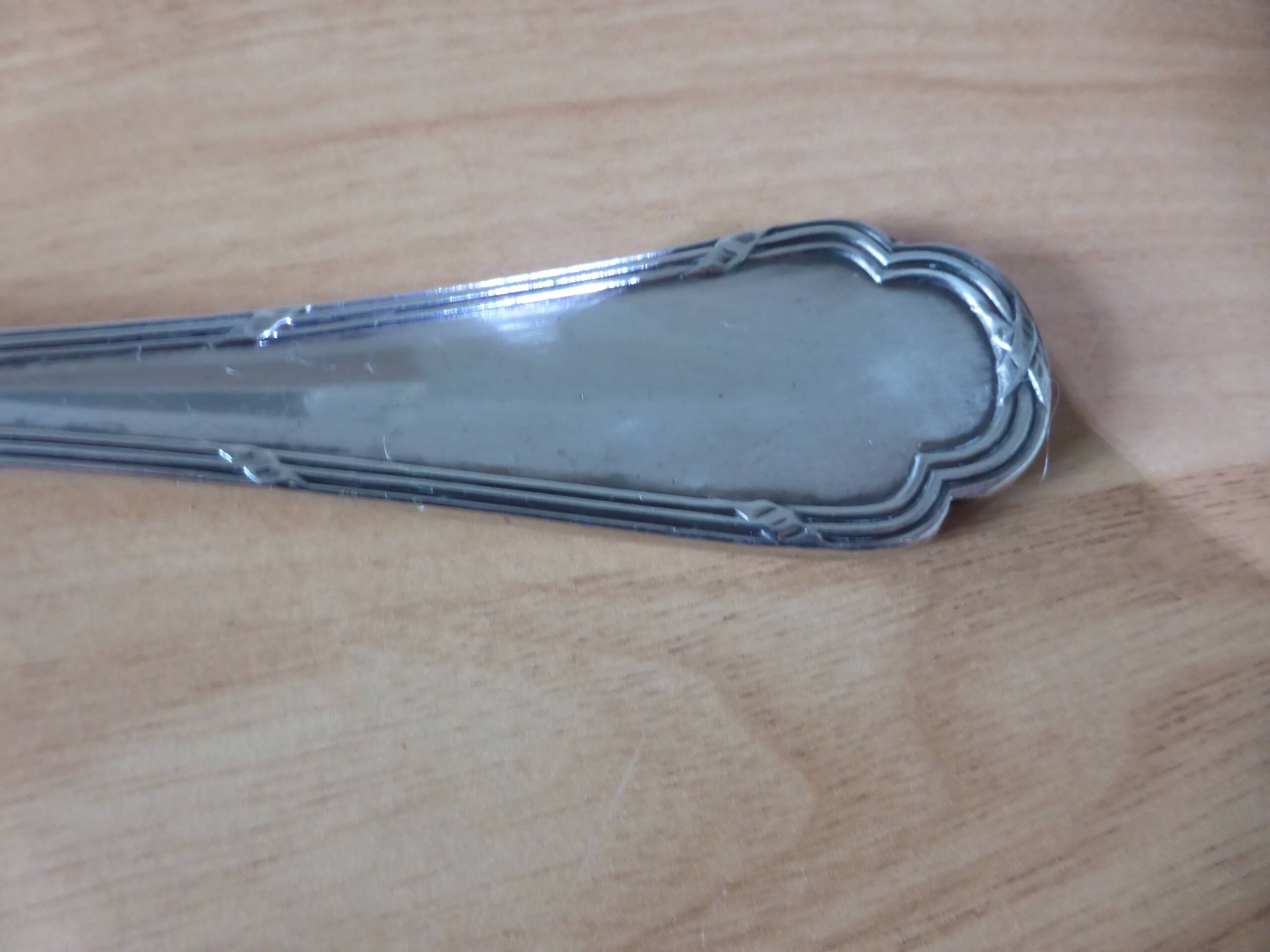 1 vintage Ercuis silver-plated metal ladle 240548