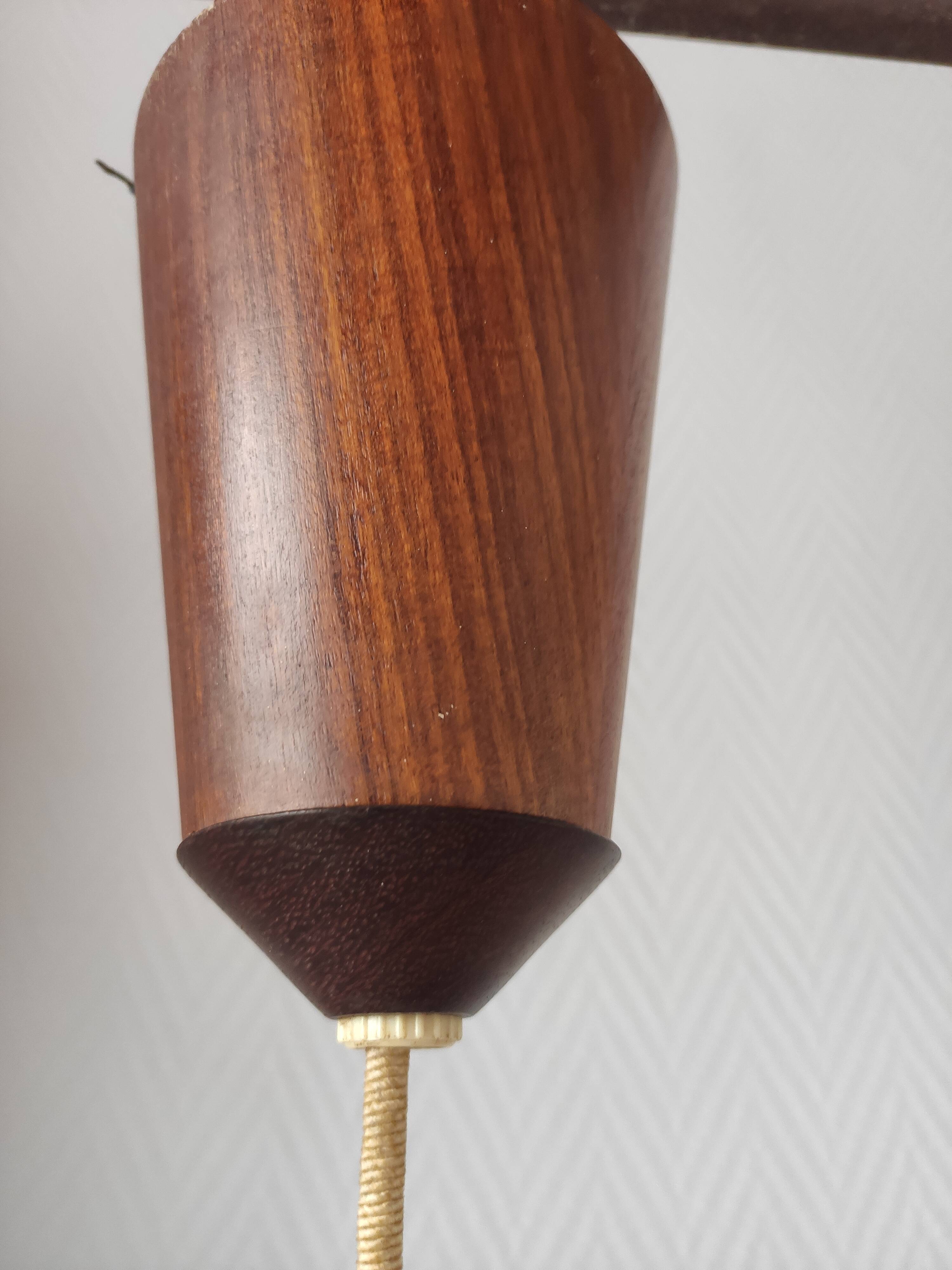 Teak and rope suspension 1960 Temde