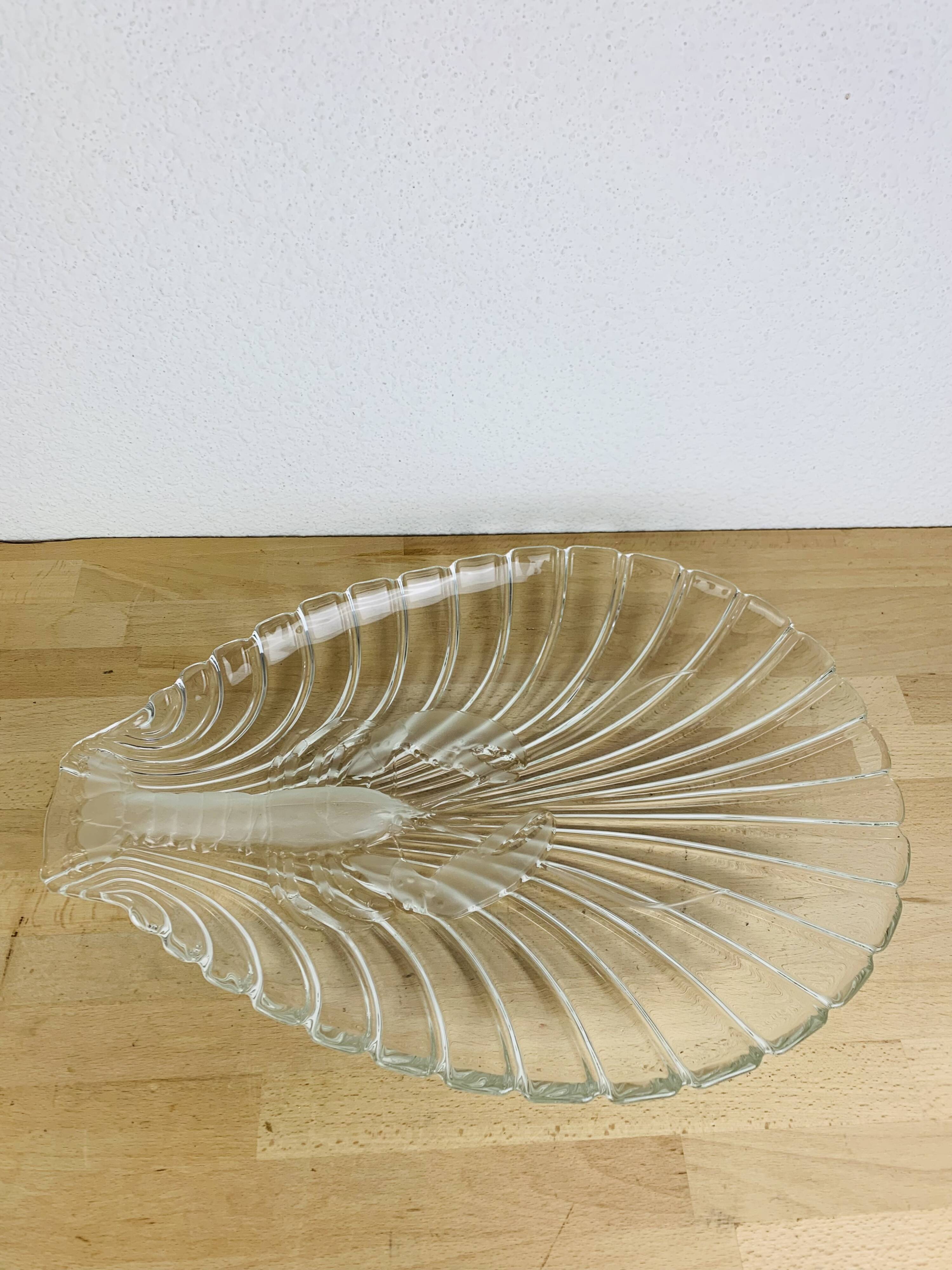 Lobster seafood dish by Walther-Glas, glass