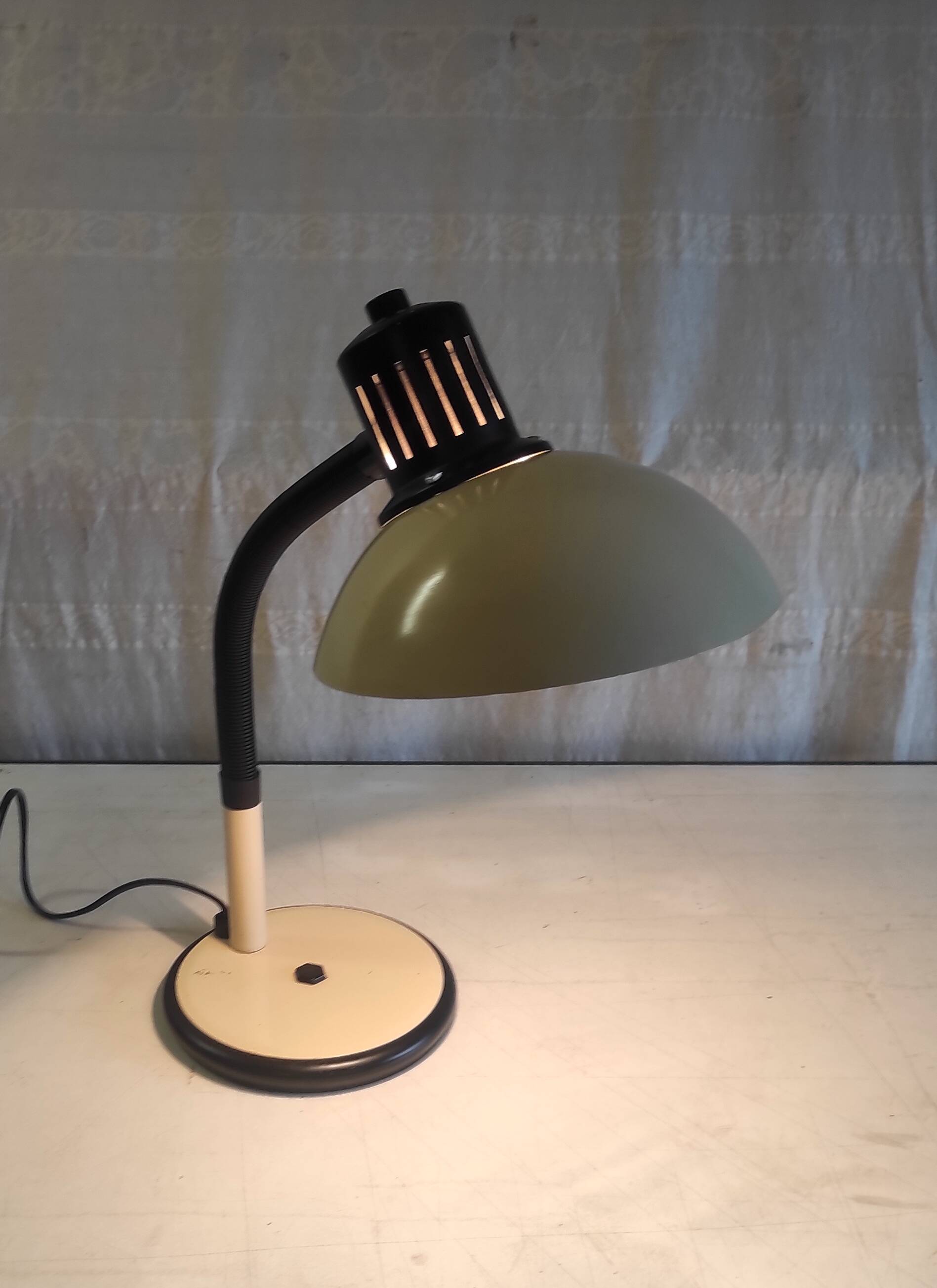 Articulated metal lamp by Aluminor (Fr) - 1970s/80s