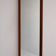 Vintage Scandinavian Teak Mirror with Grooved Frame