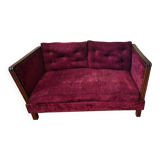 Canapé convertible banquette lit vintage