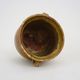 Glazed yellow confit pot, south west of France. Conservation pot. Pyrenees XIXth