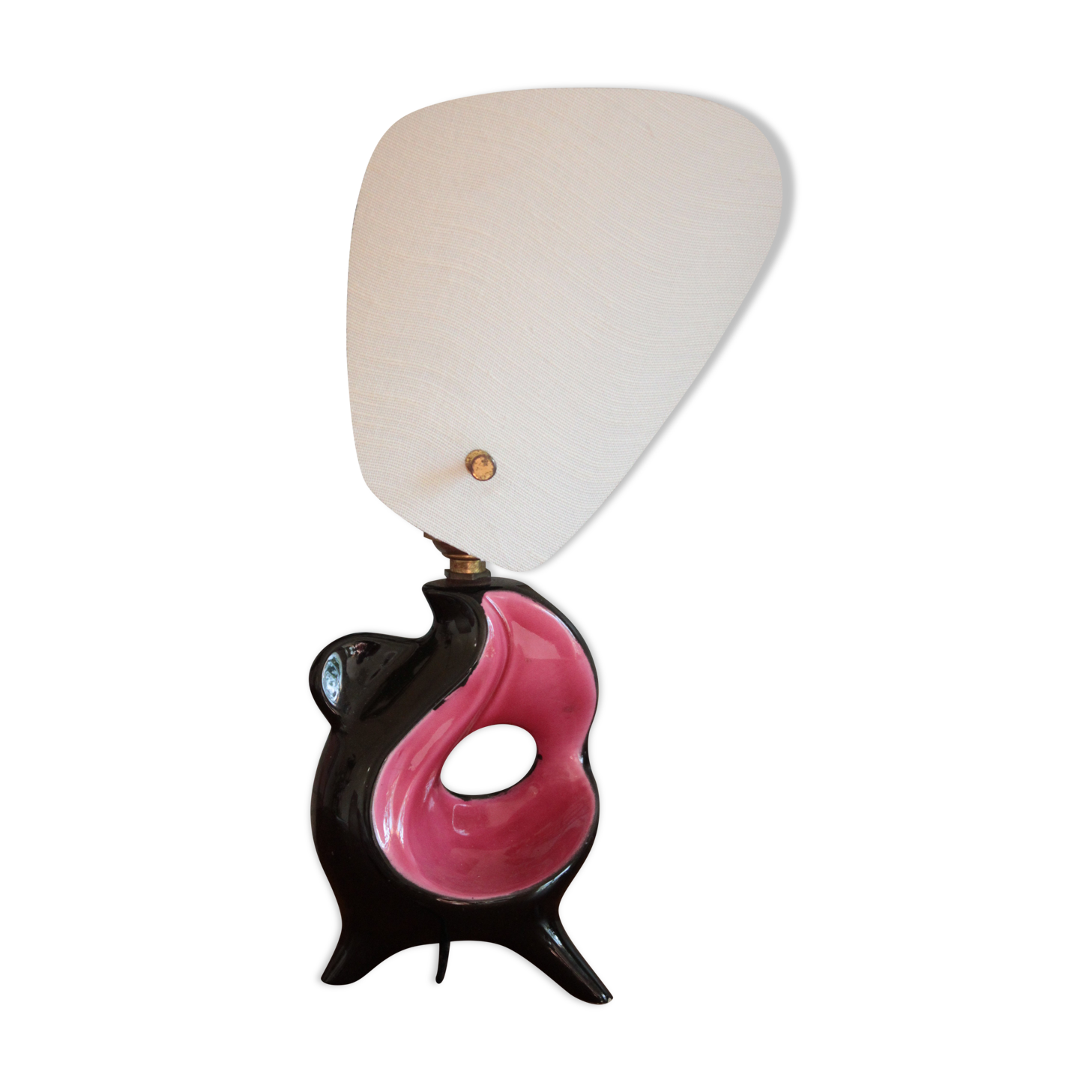 Cute and small ceramic bedside lamp / Ocean Monaco