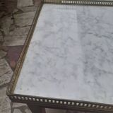 Set of three Louis XVI mahogany nesting tables