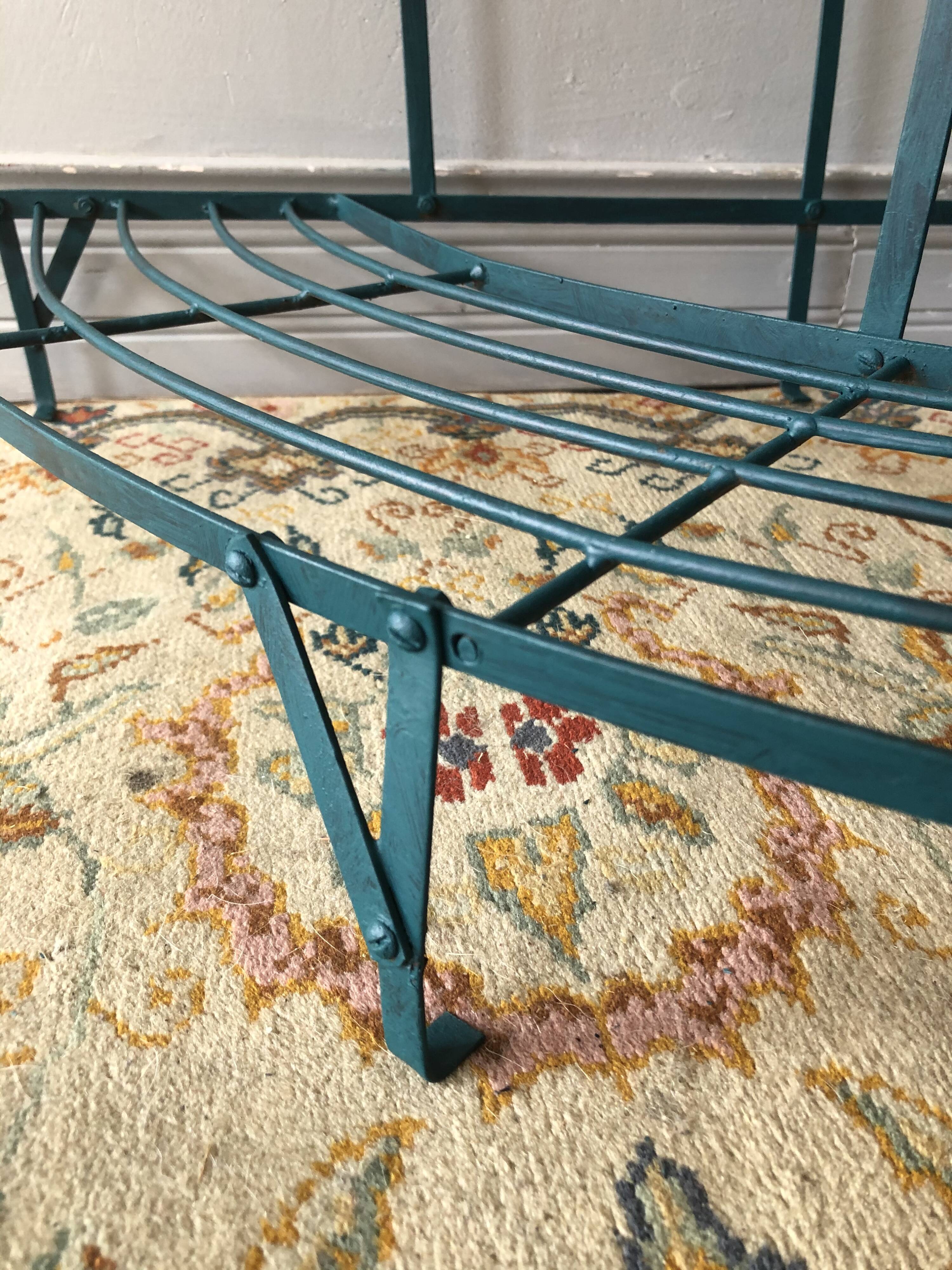 Quarter moon plant door