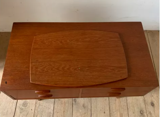 Scandinavian teak TV stand Kai Kristiansen