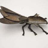 Brass Art Deco fly with movable wings Collection 4288