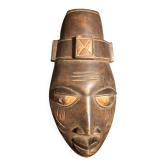 Ancient Luba tribal mask DRC