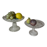 Glass fruit bowl, circa 1900