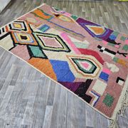 Tapis marocain en laine naturelle 3 x 2 m