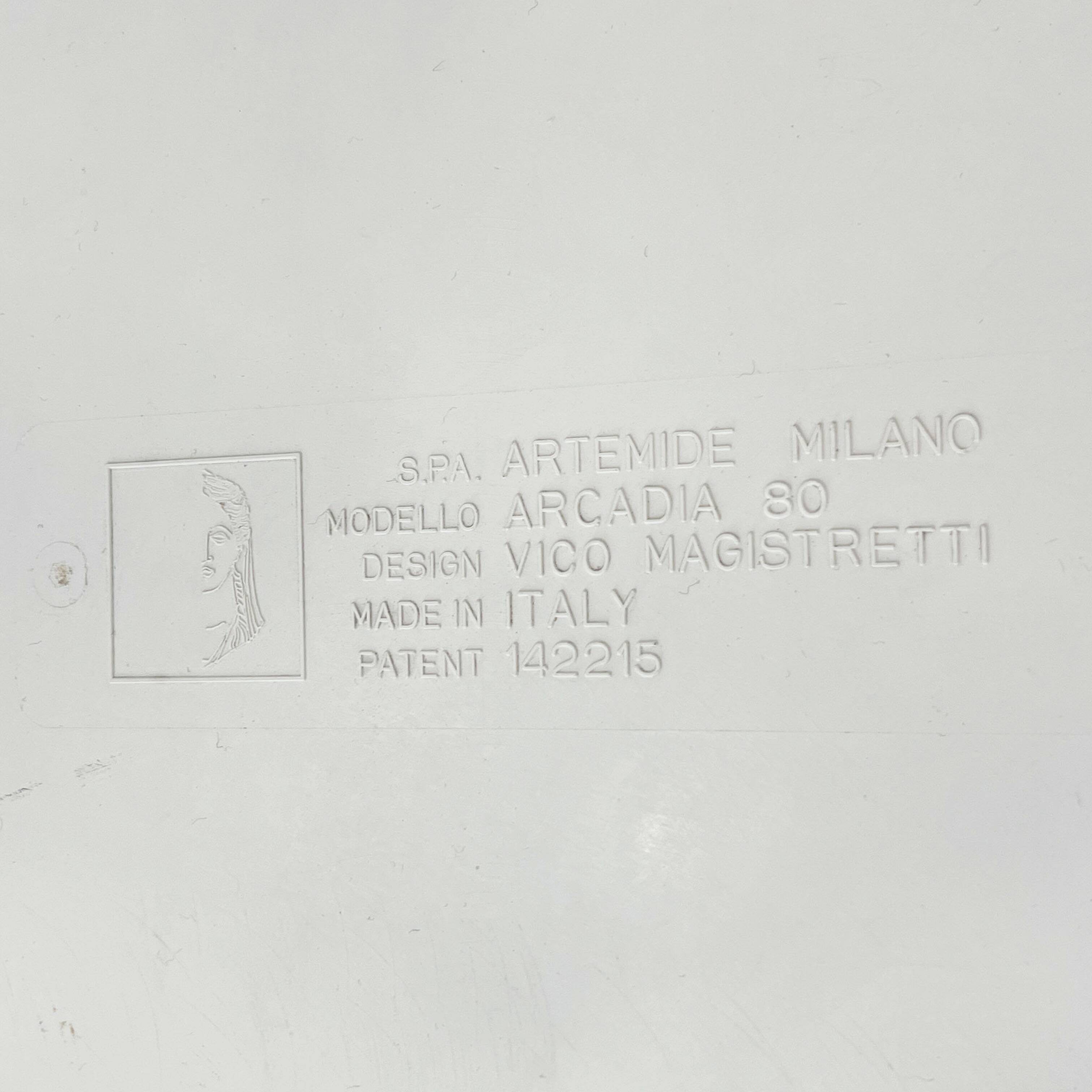 Arcadia coffee table by Vico Magistretti for Artemide, 1970