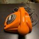 Vintage dial orange phone