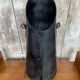 Antique black metal ash coal bucket vintage umbrella holder
