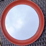 Miroir space age orange Schöninger 1960/70