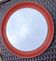 Miroir space age orange Schöninger 1960/70