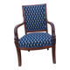 Empire style armchair reupholstered