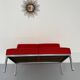 Vintage 2-seater sofa from the 70s, Artifort design, red