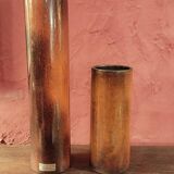 Pair of cylinder vases