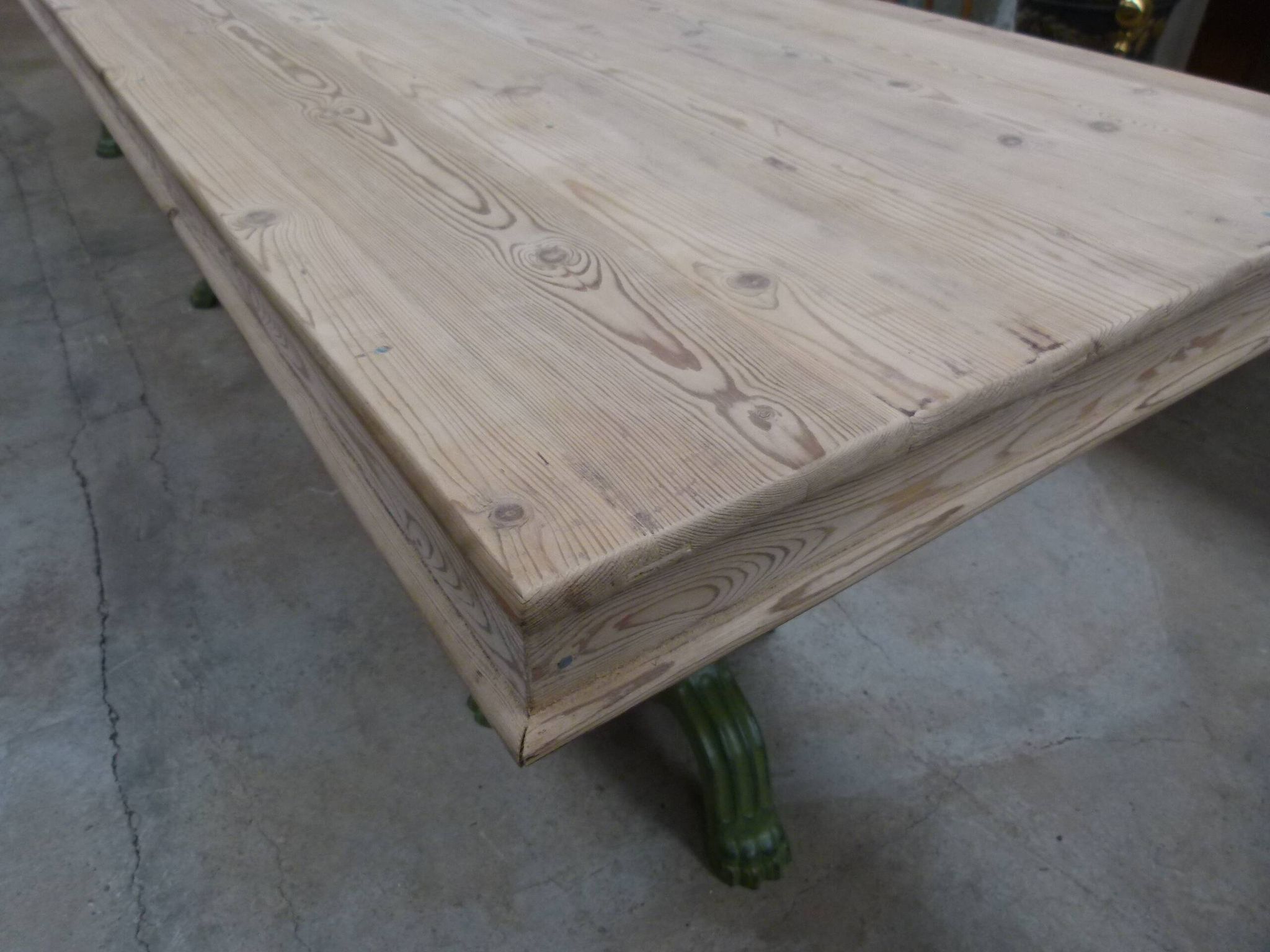 19th century wooden counter