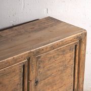 Antique three-door pine wood sideboard – China, circa 1900