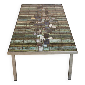 Table basse en mosaïque