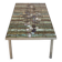 Table basse en mosaïque d'ardoise et de céramique