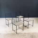 Postmodern Alice Dining Chairs from Cidue, Italy, 1980s, Set of 4