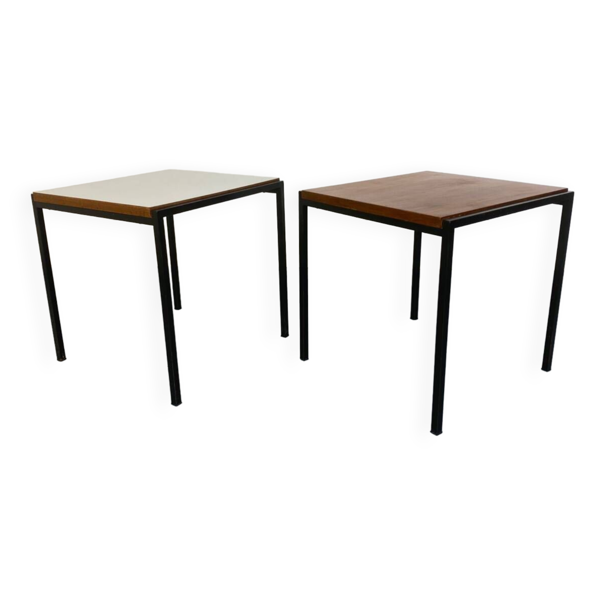 Mid-Century Modernist Side Tables from Pastoe, 1950s, Set of 2