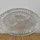 Vintage oval glass cut serving platter