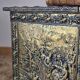 Wooden chest with repoussé brass decoration, 20th century.