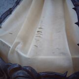 Antique Art Nouveau lamp in copper and silk