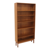 Bibliothèque scandinave en teck, Wirserums Nya Möbelfabrik, Suède, 1960