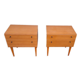 Paire de chevets scandinaves